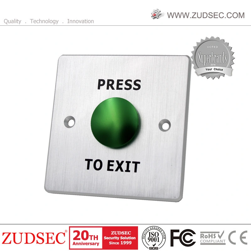 Stainless Steel Door Release Switch Button with Silver Keys